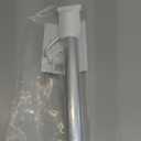 Door Towel Rack  No-Drill Hinge-Mounted Towel Bar for Bathroom or Bedroom Doors, No Assembly, Works with Standard Interior Doors, Space-Saving Telescoping Design (Black/White) (White)