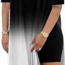 AOMONI 2 piece outfits for Women Short Sleeve Tunic Tops Shorts Sets (S)