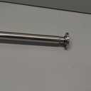 Ivilon Tension Curtain Rod - Spring Tension Rod for Windows or Shower, 54 to 90 Inch. Chrome
