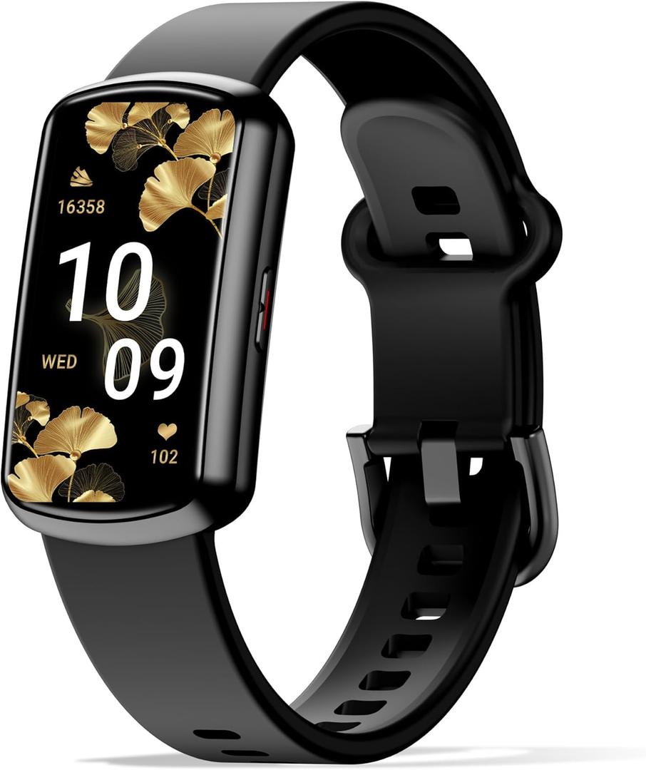 Health Fitness Tracker with 24/7 Heart Rate, Smart Watch with Blood Pressure and Blood Oxy-gen Monitor, Bulit-in 120+ Sport Mode, Sleep Tracking Waterproof Activity Tracker for Women Men