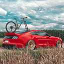 ROCKBROS Suction Cup Bike Rack for Car Roof Top Sucker Bike Rack Quick Release Aluminium Alloy Bike Carrier with Sucker for 1 Bike