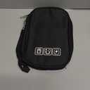 Electronic Organizer Bag Cable Organizer Travel Cord Organizer Case Pouch Portable Carrying Case for Charger Hard Drive Earphone USB SD Card (Black)