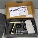 Bathroom Sink Faucet with Pull Out Sprayer, Single Handle Modern Bathroom Basin Faucet with Pop-up Sink Drain Stopper & Deck Plate 1 or 4-inch Centerset 3 Hole, Gold