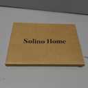 Solino Home 100% Pure Linen Napkins Light Green Woven, 20 x 20 in, Set of 4
