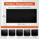 4ftx20ft Black Carpet Runner, 450GSM Extra Thick Non-Slip TPR Rubber, Indoor/Outdoor Carpet for Hollywood&Oscars Runway, Weddings,Proms,Award Ceremonies,Home Parties,Easy to Clean & Reusable