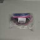 2 Pack Motorcycle Dirt Bike Goggles for Men Women, MX UTV Racing Riding Windproof Dustproof Goggles, Off Road Goggle (Pink Frame Colorful and Blue Frame Colorful)