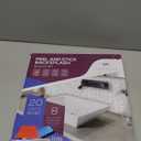 Peel and Stick Backsplash Tile for Kitchen Wall, 12 x 12 Stick On Backsplash Bundle Set with Wallpaper Smoothing Tool Kits for Kitchen or Bathroom with 3D Glass Tile Looks (20-sheet Pack, Classy White)