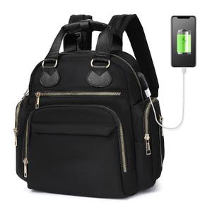 Diaper Bag Backpack Travel Baby Bag with Changing Pad,13 Pockets, Insulated Pockets,USB Charging Port,Baby Shower Essentials,Black