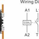 SunLee 1 Pole 40 Amp 120V Coil UL Recognize and A2L Compliant Definite Purpose Contactor Heavy Duty HVAC Replacement for 30A & 40A AC Units, Condensers, Heat Pumps