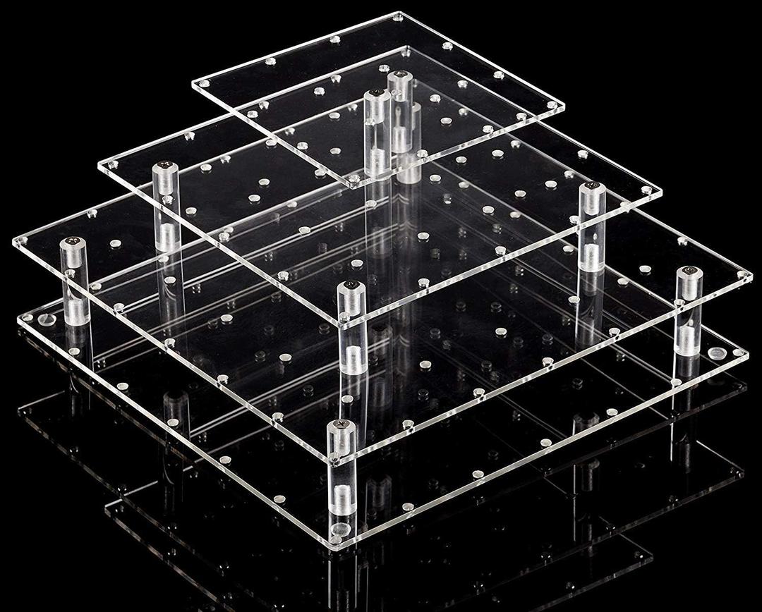 Cake Pop Display Stand For Drying, 56 Hole Cake Pop Holder , 3 Tiered Lollipop Holder For Party Candy Bar Dessert Table