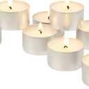 Stonebriar 80 Pack Unscented 8 Hour Extended Burn Time Tea Light Candles