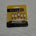 AUXITO DE3175 6418 LED Bulbs 3175 6411 Bulb White 6500K 4014 Chipsets 31mm 36mm Festoon Bulb Bright LED Replace for Car Interior Dome Courtesy Door Map Trunk Light and License Plate Light, 6 Pack (31mm-36mm 6 PACK)