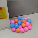 QPAU 3-in-1 Inflatable Bounce House for Toddlers 1-3, Ball Pit & Trampoline, Inflatable Bouncy House with Pump, Safety Net, Indoor & Outdoor Bubble Bouncer Baby Play Yard