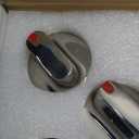 Upgrade 5pcs DG64-00472A DG64-00347A 100% Stainless Steel Stove Knobs for Samsung Range Gas Stove Knob DG64-00473A,DG64-00347A,DG64-00347B, Replace FX510BGS, FX710BGS, NX58F5300SS, NX58F5500SS