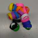 Mini Silicone Wide Rubber Bands 2 Inch 30 Pack Assorted Colors Silicone Wallet Band Heat Cold Long Lasting Rubber Bands for Sublimation Tumbler Pen Jars Art Cooking Wrapping Cord Wraps Small