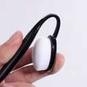 UNIMEIX 10 Pcs Craft Ink Blending Brushes with Covers Card Making Supplies Blender Brush for Card MakingSize 4, 0.82" Brush Head (Black)