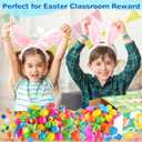 200 Pack Prefilled Easter Eggs with Assorted Toys, Easter Theme Surprise Eggs for Basket Stuffers/ Fillers, Filling Treats, Classroom Prize Supplies, Easter Eggs Hunt Party Favors for Kids - C2