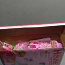 Pupu Pig Doll House Toys for Girls, Dollhouse with Glow in the Dark, Kids Doll House Playset with 4-Story 14 Play Areas, 2 Dolls, Toy Dogs, Dollhouse Accessories and Furniture, Princess Toy Gifts