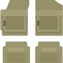 PantsSaver Custom Fits Car Floor Mats for BMW X5 2013, Front & 2nd Seat Heavy Duty Floor Mats (4PC), All Weather Protection for Vehicle, Tan