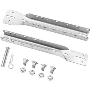Magisale Garage Door Parts Bracket Adjustable Reinforcement Bracket, Carbon Steel Zinc Plated