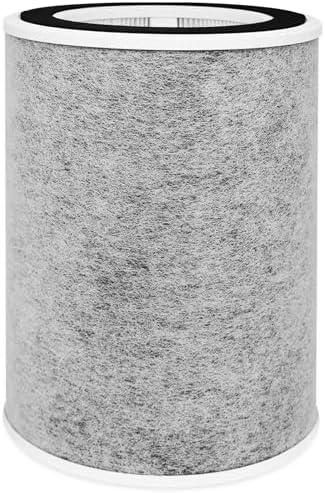 HP201 HP202 Filter for Shark HP200 Series HC502 Part #HE2FKBAS, HE2FKBASMB | for Shark HC505, HC501, HC502, HC502C Air Purifier MAX; 3-in-1 Hepa Carbon Replacement Filter
