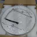 Bathroom Exhaust Fan with RGB Lights, 110CFM/1.0 Sones Vent Fan with 3 Color Temperatures, 5 Adjustable Brightness, Easy to Install, Remote Control, Quiet Ventilation Fan for Bath, Shower, Attic