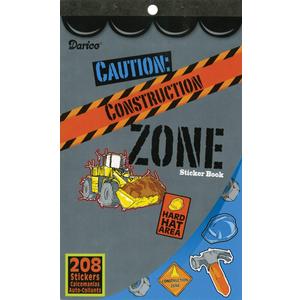 2 x Darice Construction Zone Sticker Book, 208 Stickers