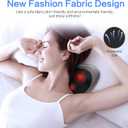 Papillon Shiatsu Back Massager with Heat, Mothers Day Gifts for Mom, Wife, Women & Her,Deep Tissue Massage Pillow for Neck,Shoulder,Foot & Lower Back Pain Relief,Gifts for Women,Her, Dad, Men (Gray)
