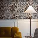 JiffDiff Textured Leopard Snake Print Peel and Stick Wallpaper, 17.3" x 120" Thick Waterproof Self-Adhesive Wall Paper, Modern Jungle Wild Animal Print Contact Paper for Table, Bedroom and Bathroom