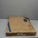 Homieasy End Table, 20 Inch Square End Table, Mini Fridge Stand with 2-Tier Storage Shelves, Industrial Wood Side Tables for Living Room, Black