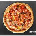 VEVOR Pizza Steel, 20" x 14" x 3/8" Pizza Steel Plate for Oven, Pre-Seasoned Carbon Steel Pizza Baking Stone with 20X Higher Conductivity, Heavy Duty Rustproof Pizza Pan for Outdoor Grill, Indoor Oven (Black)