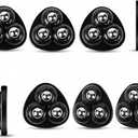 Appliance Casters  Furniture Sliders & Appliance Rollers for Kitchen, Coffee Machine, Blender, Oven  Helps Mom or Wife Easily Solve Countertop Sliding (Black, 8pcs)