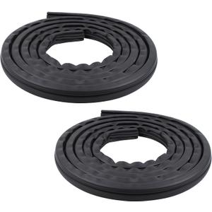 Front Driver and Passenger Side Door Weatherstrip Rubber Seal On-Body for Chevy Avalanche 2007-13, Suburban 1500 2500 Tahoe 2007-2014, GMC Yukon Cadillac Escalade 2007-14