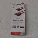 GE Stereo Audio Cable, 6ft. RCA Style Plugs 2-Male to 2-Male, for TV, VCR, DVD, Satellite, and Home Theater Receivers, 33571