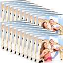Handepo 20 Pcs Acrylic Picture Frame Bulk Clear Acrylic Photo Frame Magnetic Desktop Display Double Sided 20 mm Thickness Freestanding for Bedroom Living Room Home Office(4 x 4)
