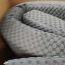 Headboard Bed Gap Filler, High Density Foam Mattress Extender Pillow, Removable, Gray, 78"x4"x12", 78x4x12in