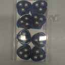 Self Adhesive Caster Wheels, Appliance Rollers for Kitchen Appliances, 360°Swivel Universal Wheel Ball Transfer Roller for Storage Box, Small Furniture (with 3 Ball Bearings, Black, 8 PCS)