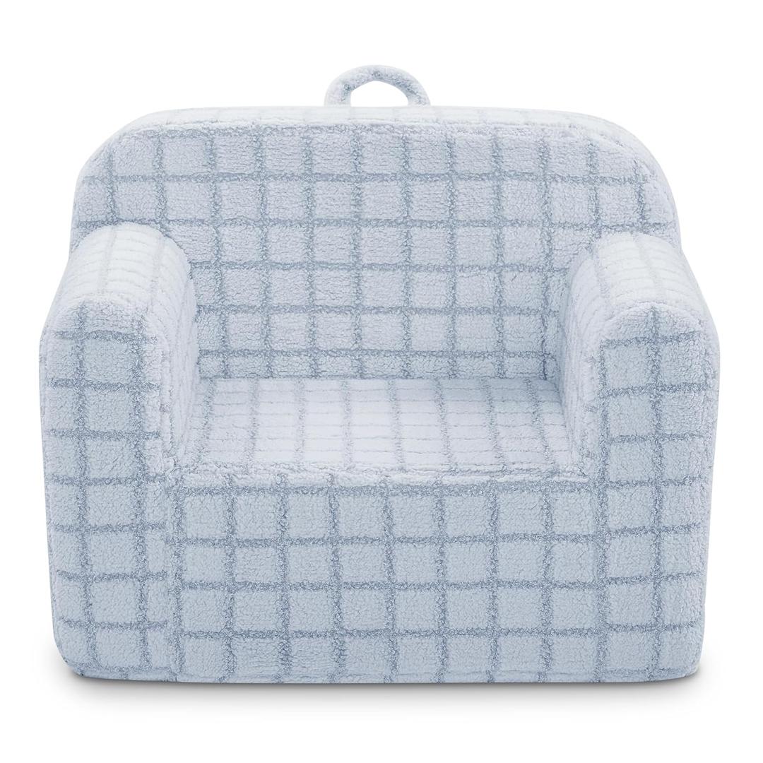 Delta Children Checkered Cozee Chair, Blue