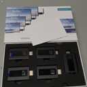 Wireless HDMI transmitter and 4 receivers, 2025 upgraded multi TV extender, plug and play, 5.8G/ 2.4G@60Hz 165FT,HDMI Wireless splitter transfers of videos from laptops/camera to multiple TVs/monitors