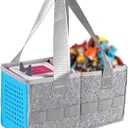 Carry Bag for Toniebox Audio Player Starter Set,Felt Organizer Case for Tonie 2 Starter Set Storage Bag (Blue)