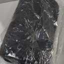 TALSTILA Foot Rest for Under Desk at Work, Foot Rest with Warm Plush Feet Pocket, Ergonomic Adjustable Memory Foam Footrest for Office Chair, Foot Stool for Office - Back & Leg Pain Relief (Double Layer, Black)