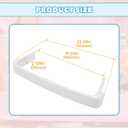 Kojem WR17X11889 Replacement Refrigerator Door Shelf Compatible with GE Refrigerator FreshFood Door Retaining Bar Shelf