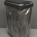 EKO Phantom-T 50 Liter / 13.2 Gallon Vertical Motion Sensor Trash Can, Brushed Stainless Steel Finish