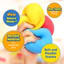 Squishy Fidget Toys for Kids, 8Pcs Dough Stress Cube for Stress Relief, Pull Stretch Sensory Squeeze Toys, Classroom Prize Box Toys,Slow Rising Stress Balls, Party Favors for Kids Adults