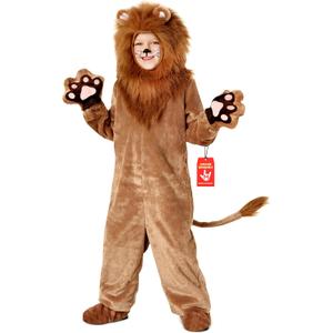 Morph Deluxe Lion Costume Kids, Lion Mane Costume Halloween Costumes For Boys, Girls and Toddlers, Kid Halloween Costumes XL