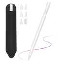 Stylus Pen Fast Charge for iPad 2018-2023, for iPad 10th/9th/8th/7th/6th, iPad Air 4/3th, Mini 6/5th, Pro 11''/12.9'', Capacitive Pen with 5 Nibs,White