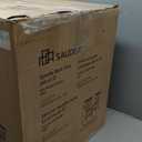 LUE BONA Windsor Wooden Bar Stools Set of 2 for Kitchen Island, Farmhouse 24 Inch Counter Height Stools Chairs with Spindle Back, Black