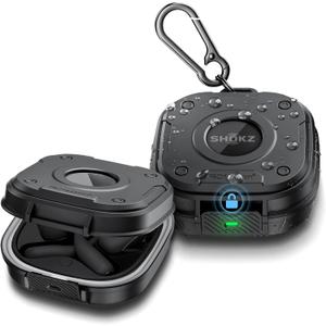 PROfezzion for Shokz OpenFit 2+ Case Cover, Heavy Duty Hard Shell Lock Case with Full Coverage and Secure Locking Latch for Shokz OpenFit 2 Plus Open-Ear Headphones (Not for The OpenFit 1 & Open Air)