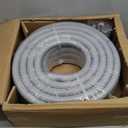 Liquid Tight Conduit 1inch 100FT,Flexible Non-Metallic Liquid Tight Flex Electrical Conduit and Connector Kit with 5 Straight and 3 90-Degree Conduit Connector Fittings