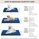 WNPETHOME Orthopedic Dog Bed for Crate, Waterproof Extra Large Dogs Bed with Removable Washable Cover, Multi-Needle Quilting Dogs Crate Beds